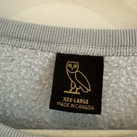 Classic Gray Sweatshirt with Embroidered Logo - Picture 3 of 5